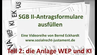 SGB II Antragsformulare WEP und KI