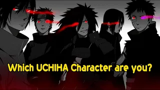 Which UCHIHA Character Are You? | NARUTO TEST