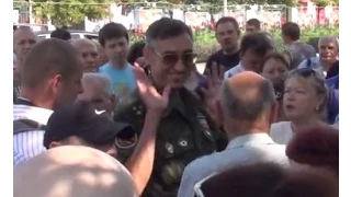 "Стихийный" митинг в Донецке 05/09/15