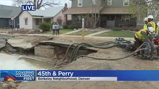 Major Water Main Break Sends Denver Residents Scrambling