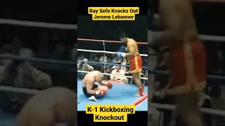 Ray Sefo's One Punch Knockout💪🔥😨😁#martialarts #kickboxing #mma #muaythai #boxing #knockouts #fight