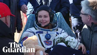 Russian movie crew return to Earth after filming 12 days on the International Space Station