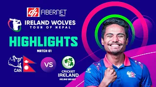 Nepal vs Ireland Wolves Match 1 Highlights