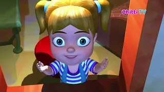 O, Look at the moon! , she is Shining up there | Nursery Rhymes For Kids | Chitti TV