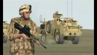 ArmA - quick british army Jackal (MWMIK) demo