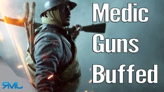 MEDIC GUNS BUFFED - SLR Gameplay - Battlefield 1