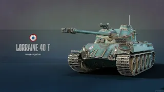 Обзор французского танка Lorraine 40t в Мир танков!