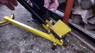 Have a log burner but finding your Logs too big to fit in. Review of a log splitter.