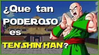 ¿Que tan PODEROSO es TENSHINHAN? Todas las sagas ZENKAI Z