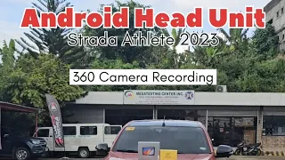 Mitsubishi Strada Athelete 2022 Model Android Head Unit 10 inches with 360 Camera Octacore Recording