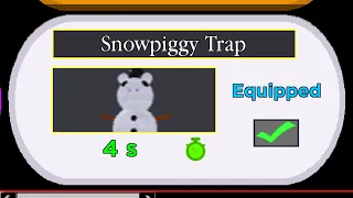 How To Unlock SNOWPIGGY TRAPS! NEW SECRET PIGGY TRAP.. (Piggy Winter Holiday Event Update)