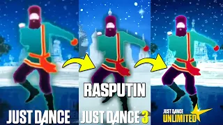 JUST DANCE COMPARISON - RASPUTIN | Boney M