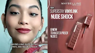 NEW Maybelline Superstay Vinyl Ink NUDE SHOCK