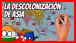 ✅¿Cómo se DESCOLONIZARON los PAÍSES de ASIA?| Explicación en 10 minutos