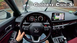 Goodbye Honda Civic Si, Hello Type R - Last Drive (POV Binaural Audio)