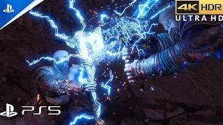 God of War Ragnarok (PS5) 4K 60FPS HDR Gameplay | Kratos vs Thor (final fight)