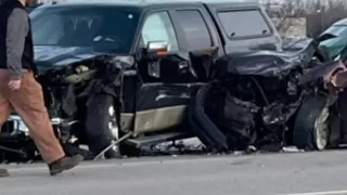 Car seats kept her children safe during a violent crash