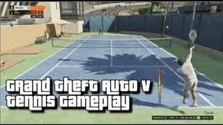 GTA V - Tennis Activity - Gameplay & Explanation