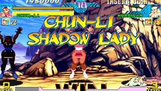 Marvel vs Capcom - Shadow Lady & Chun Li【TAS】