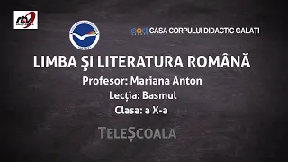 Limba Romana - Clasa 10  - ''Basmul - Lectia 1''