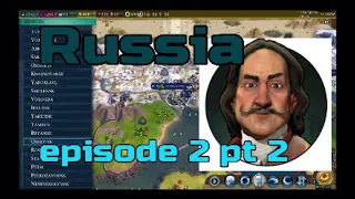 Civ 6 Deity Russia Let's Play with Ron, episode 2 part 2 "How Many Cities?"