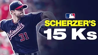 Max Scherzer puts on pitching clinic with 15-K performance vs. Reds