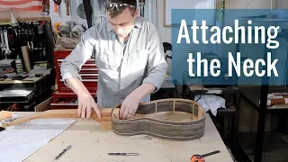 Attaching the Neck with Bolt Inserts (Ep 8 - Acoustic Guitar Build)