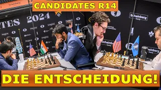 Die Geschichte eines DRAMAS | Caruana vs Nepo | Nakamura vs Gukesh | Candidates 2024 Runde 14