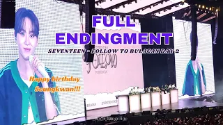 SEVENTEEN (세븐틴) ENDING MENT & SEUNGKWAN BIRTHDAY CELEBRATION - FOLLOW TO BULACAN DAY 2 - 240114