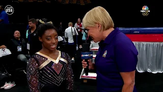 Simone Biles Talks About Night One At U.S. Gymnastics Championships | Summer Champions Series