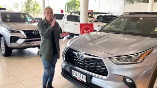 The all-new Toyota Kluger Hybrid Grande with Erin Phillips