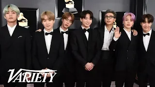 BTS Wants To Sing With Lady Gaga - 2019 Grammys Red Carpet