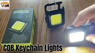 Studio Zoom Demo Of A COB LED Keychain Light Fits A Variety Of Applications