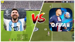 eFootball 2024 VS FIFA 23 Mobile Comparison: Which one is better?