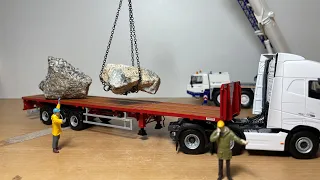 1/50 Scale Flat Bed Trailer - WSI Models