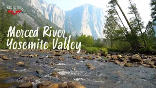 3 Hours Relaxing Nature Sounds-Merced River in Yosemite Valley