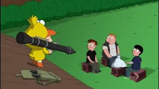 Family Guy - Stewie threatens the gang of teenagers