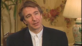 Alan Rickman talks about his craft