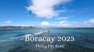 Flying around Bulabog Beach Boracay 2023 | Capturing Waves | DJI Avata | 4k Aerial