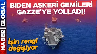 Amerikan Askeri Gemileri Gazze'ye Doğru Yola Çıktı! Biden Gazze'de Bunu Yapacak