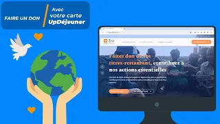 Faire un don avec sa carte UpDéjeuner, c'est simple !