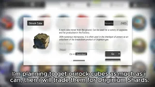 [Arknights] The beginning of my orirock cubes mining journey