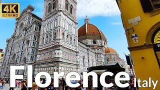 Amazing Walking Tour of Florence, Italy City Center (4K Ultra HD, 60fps)