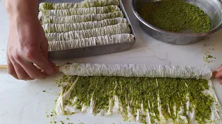 📣Baklava Benim işim✋Tek Hamurdan 2 Tepsi baklava /Fıstıklı Sarma Nasıl Yapılır /Antep baklavası