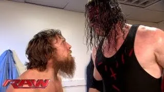 Raw - Kane tries to talk Daniel Bryan out of facing Ryback: Raw, June 3, 2013
