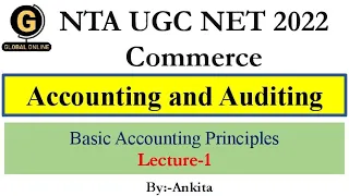 NTA UGC NET Commerce Paper 2 | Basic accounting principles | Unit-2 | Lecture- 1