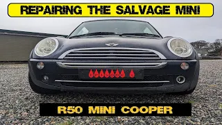 The £200 Salvage R50 Mini Cooper Gets Fixed #MiniMayhem #minicooper