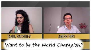 Anish Giri talks about his desire to be the next World Champion