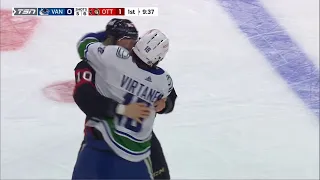 NHL Fight - Canucks @ Senators - Virtanen vs Dzingel - 26 04 2021