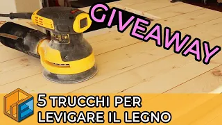 5 trucchi per levigare il legno // Fai da te // Letto parte 4 // Giveaway